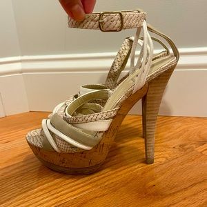 Bakers strappy platform shoes
